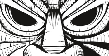 Tiki Mask Longboard